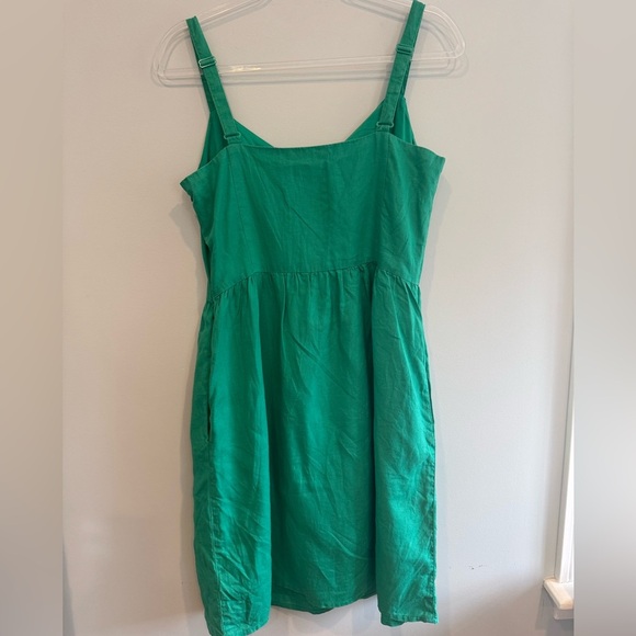 Cynthia Rowley 100% Linen Sundress w/pockets Size 10 - Picture 5 of 6